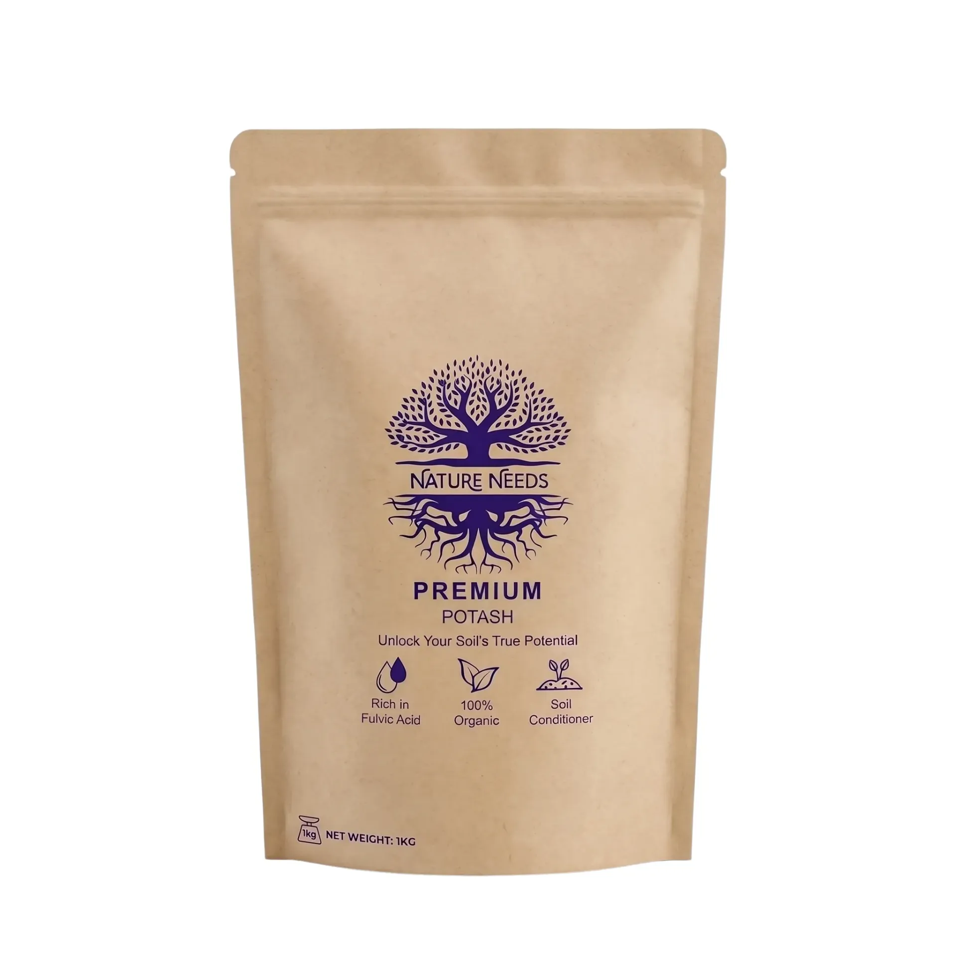 Organic Bio Potash Fertilizer | Plant Nutrient Supplement | Slow Release Granules For Plants and Home Garden
